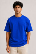 VIDRAE ROYAL BLUE OVERSIZED TEES