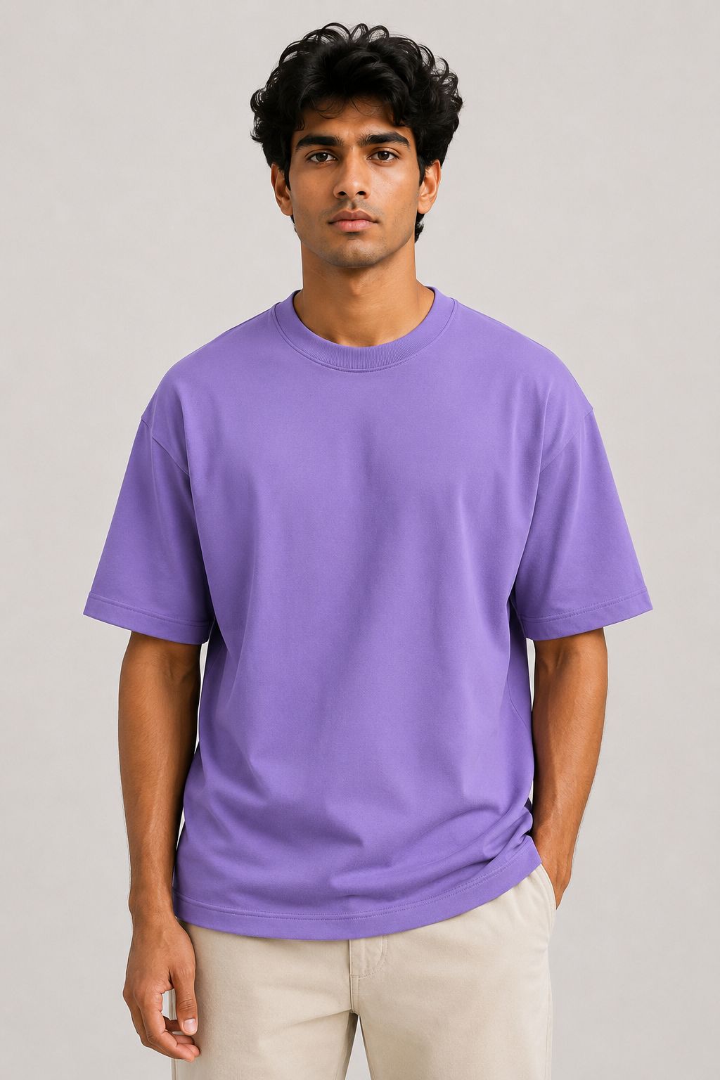 VIDRAE LAVENDER OVERSIZED TEES