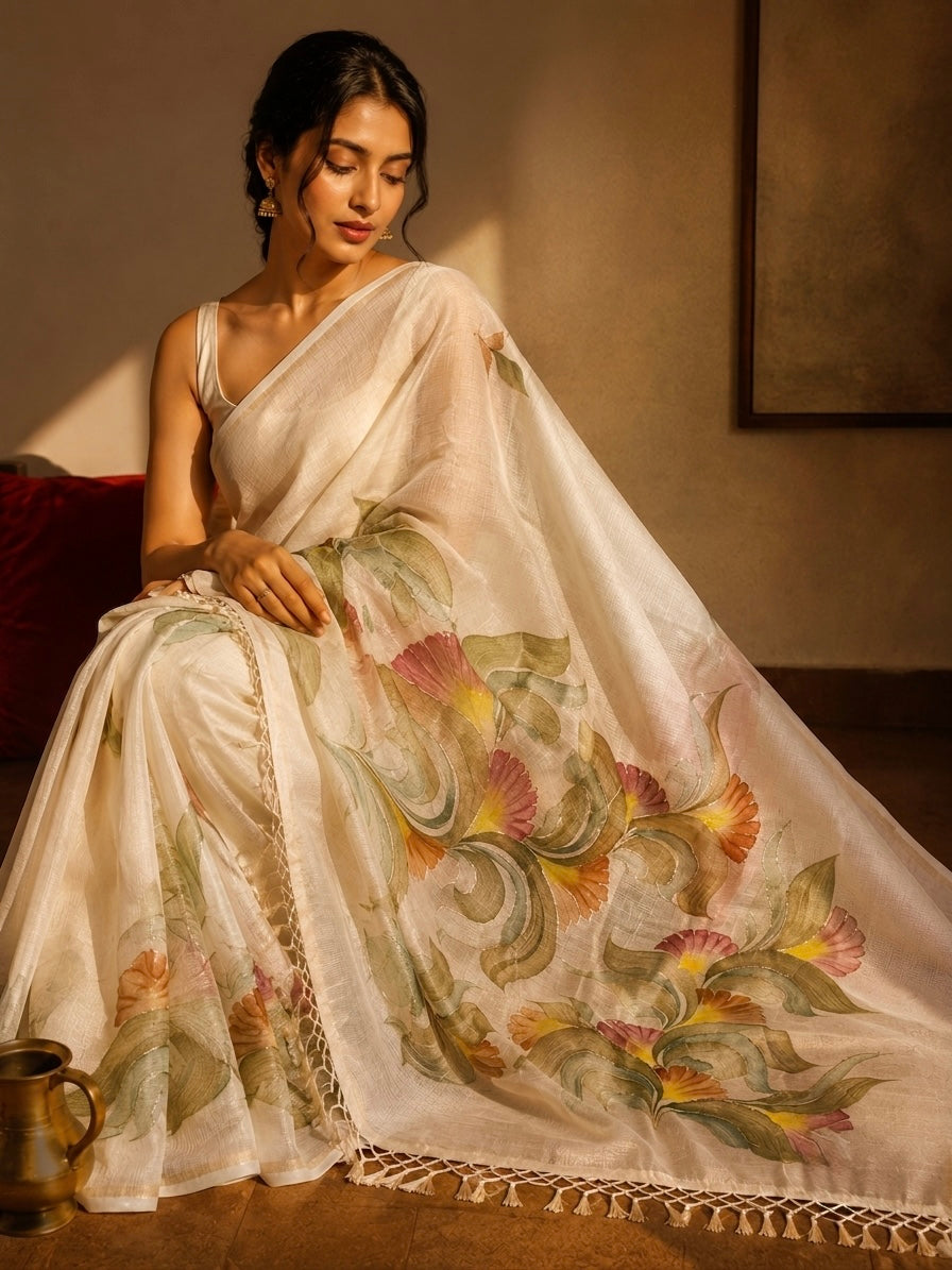 Tussar Silk Saree