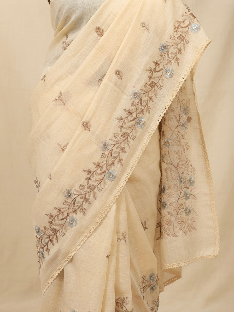 Chanderi Cotton Saree