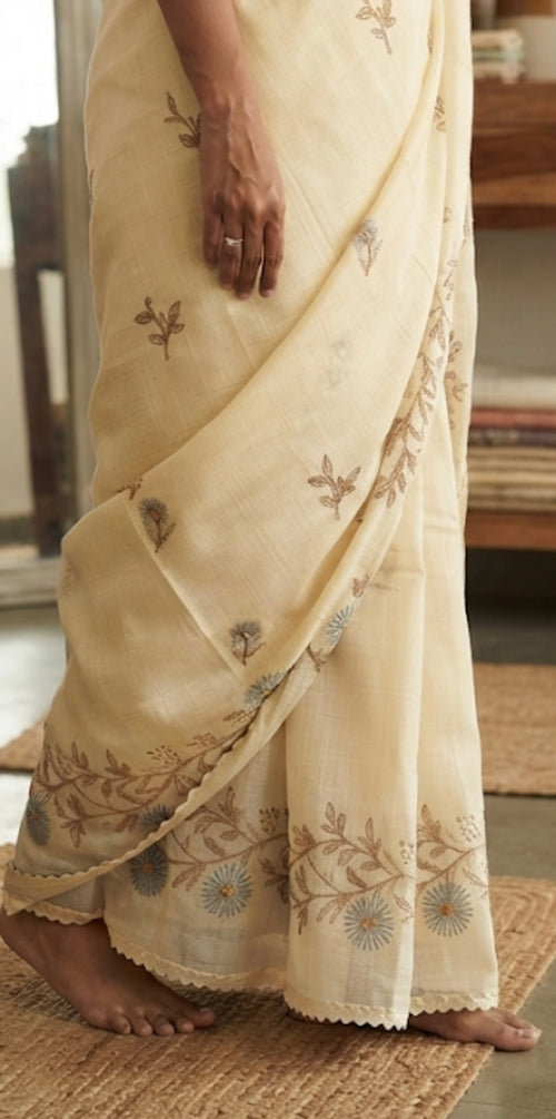 Chanderi Cotton Saree